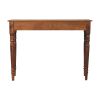 Three Drawer Console with Turned Legs
