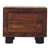 California Walnut Two Drawer Bedside