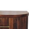 Ribbed Bedside with Brass Handles