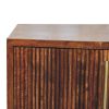 Harper Ribbed Chestnut Bedside