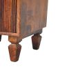Harper Ribbed Chestnut Bedside