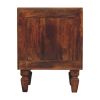 Harper Ribbed Chestnut Bedside