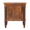 Spindle Beaded Bedside Table