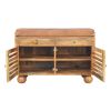 Oakridge Leather Shoe Cabinet