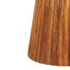 Amber Oak Round Side Table
