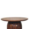 Round Fluted Coffee Table