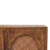 Arched Rattan Two-Door Sideboard