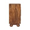 Arched Rattan Two-Door Sideboard