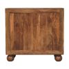 Arched Rattan Two-Door Sideboard