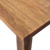 Classic Golden Teak Solid Wood Dining Table