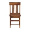Leather Slatted Dining Chair