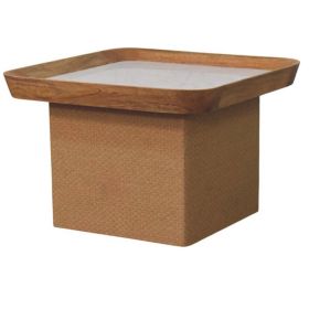 Marble Top Chatai Coffee Table