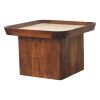 Travertine Top Tray Coffee Table