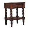 Spindle One Drawer Side Table