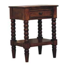 Spindle One Drawer Side Table
