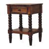 Spindle One Drawer Side Table