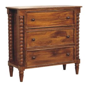 Spindle Three Drawer Chest
