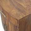 Milan Fluted Bedside Cabinet