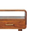 Valenza Curved Console Table
