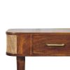 Belmont Cane Edge Console Table