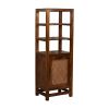 Chestnut Cane Door Display Unit