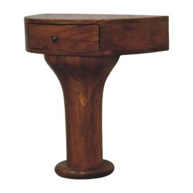 Pedestal Curved Bedside