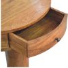 Pedestal Curved Bedside