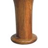 Pedestal Curved Bedside