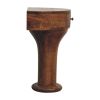 Pedestal Curved Bedside