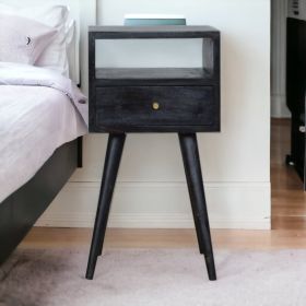 Mini Ash Black nightstand