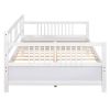 Full size Daybed in White Wood Finish