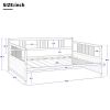 Full size Daybed in White Wood Finish