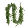 VEVOR Christmas Garland, 6-FT Realistic Norfolk Pine Garland, Evergreen Real Touch Artificial Faux Greenery Garlands, for Holiday Indoor Outdoor Xmas