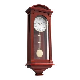 Grandfather Clock Vintage Pendulum Wall Clock 26.7 in with Quartz Movement
