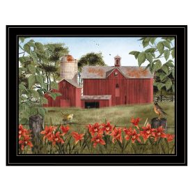 "Summer Days" by Billy Jacobs, Ready to Hang Framed Print, Black Frame