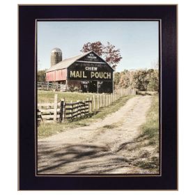 "Mail Pouch Barn" by Lori Deiter, Ready to Hang Framed Print, Black Frame