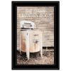 "Laundry Room" by Lori Deiter, Ready to Hang Framed Print, Black Frame