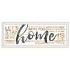 "Home" by Marla Rae, Ready to Hang Framed print, White Frame