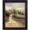"Country Road Take Me" by Lori Deiter, Ready to Hang Framed Print, Black Frame