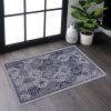Naar 2x3 Blue Area Rug, Machine Washable Area Rugs, Low-Pile Non-Slip Non-Shedding Foldable Kid&Pet Friendly, Area Rugs for living room, bedroom, kit