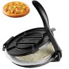 VEVOR Tortilla Press, 10 Inch Tortilla and Roti Maker, Cast Iron Heavy Duty Tortilladora Press, Pre-Seasoned Pataconera Maker with 100 Pcs Parchment