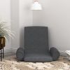 Floor Chair Dark grey Fabric (100% polyester), metal Compact