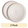 (2 pack) Collins Cream Stoneware Round Salad Plate