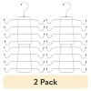 (2 pack) Folding Tank Top & Bra Hanger for Adult, Heavy Duty Metal, Space Saving