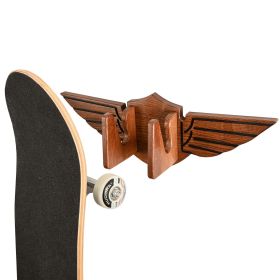 Ash Wood Skateboard Wall Mount Wings Rack for Hanging Skateboards Penny Board Skateboard Accessories Cool Things for Your Deck Skateboard Display Wal
