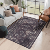 LOOM & LUXE 8x10 Area Rugs, Washable Rug, Low-Pile, Non-Slip, Non-Shedding, Foldable, Kid&Pet Friendly - Area Rugs for living room, bedroom, kitchen
