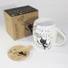 SYNC - [Kitty Rain] Coffee Mug / Wood Lid (4.2 inch height)