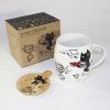 SYNC - [Kitty Summer] Coffee Mug / Wood Lid (4.2 inch height)