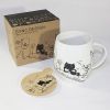 SYNC - [Kitty Leisure] Coffee Mug / Wood Lid (4.2 inch height)