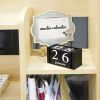 Elevate Your Home Decor with This Stylish European Pastoral Wooden Perpetual Desk Calendar